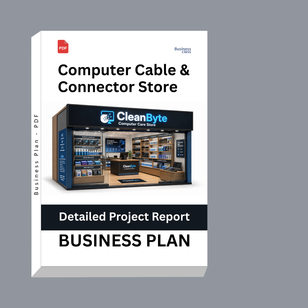 Computer Cable & Connector Store Detailed Project Report – DPR/Business Plan