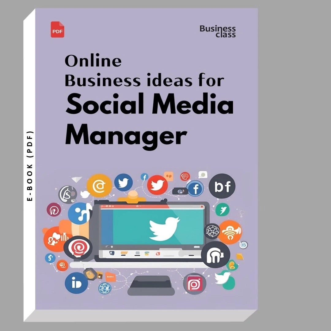 Social Media Manager Online Business Ideas With Business Guides Bundle