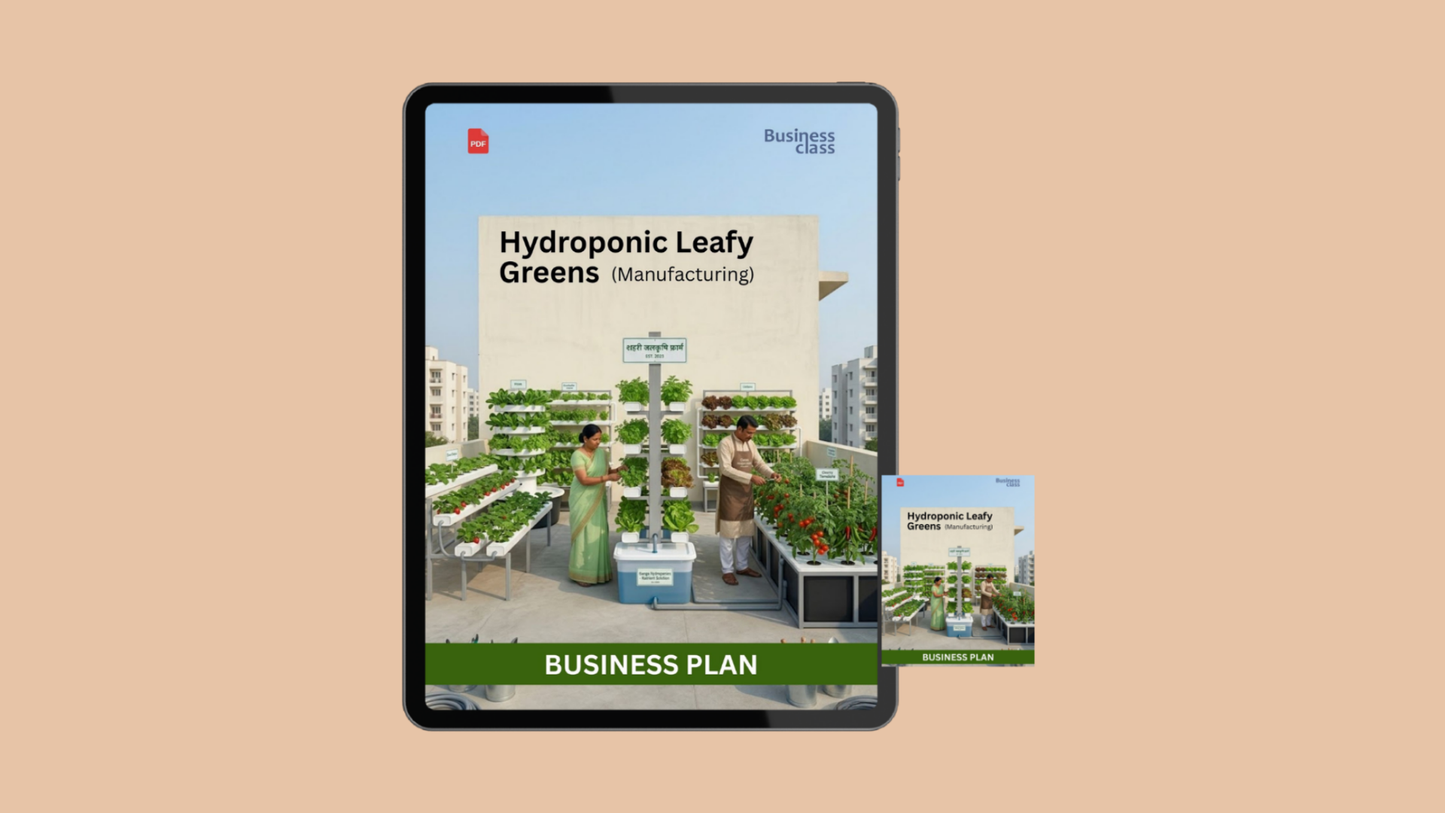 Hydroponic & Urban Farming Business Plan Ebook