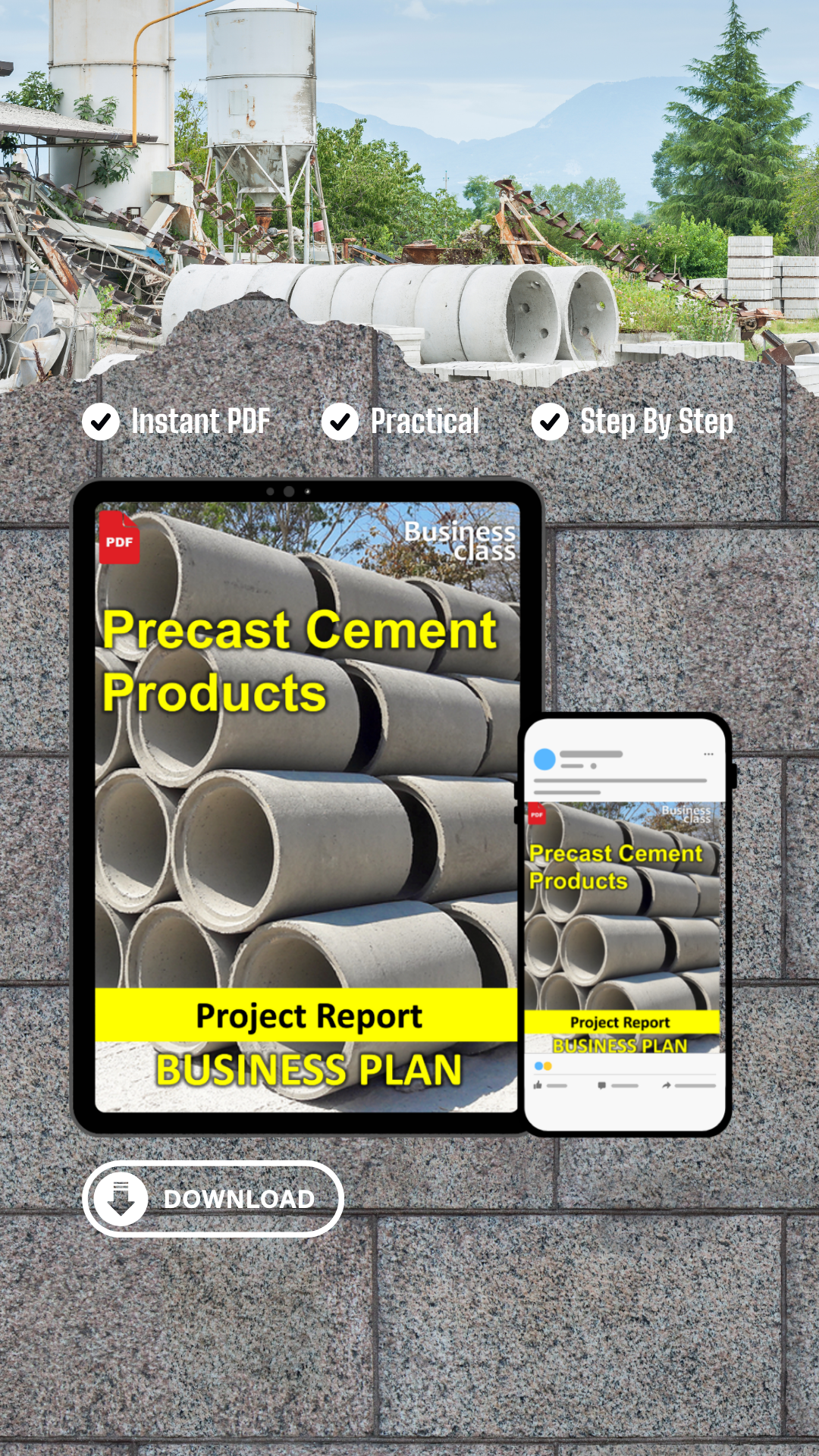 Precast Cement Products Project Report and Business Guides Bundle