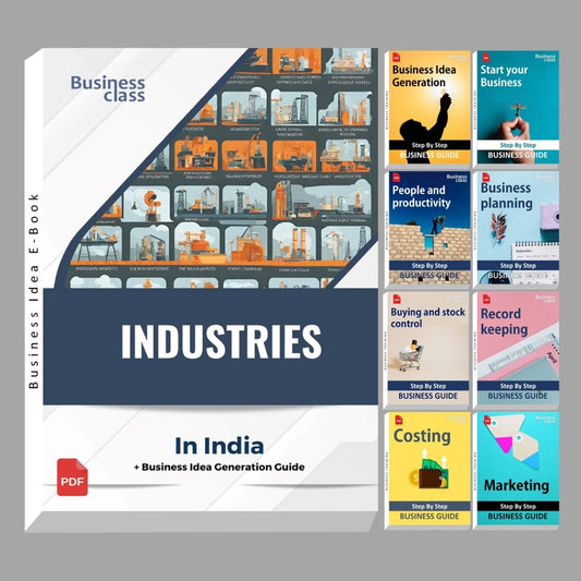 Industries in India list book with business training guide bundle