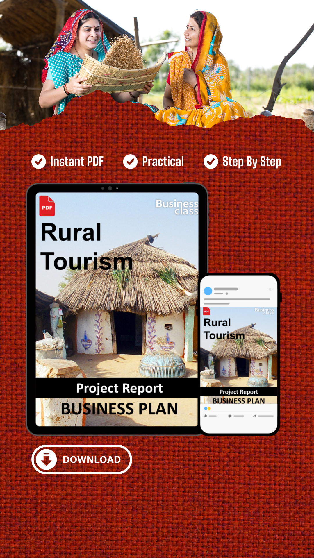 Rural Tourism Project Report and Business Guides Bundle