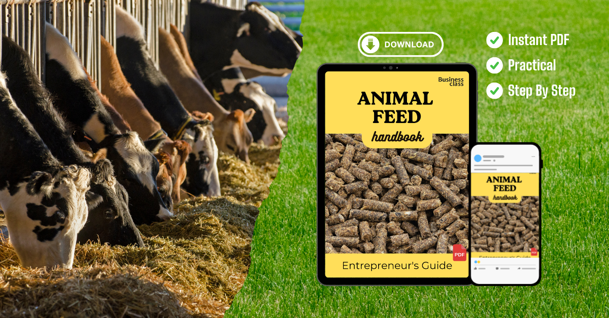 Animal feed Handbook Entrepreneurs Guide and Business Training Bundle