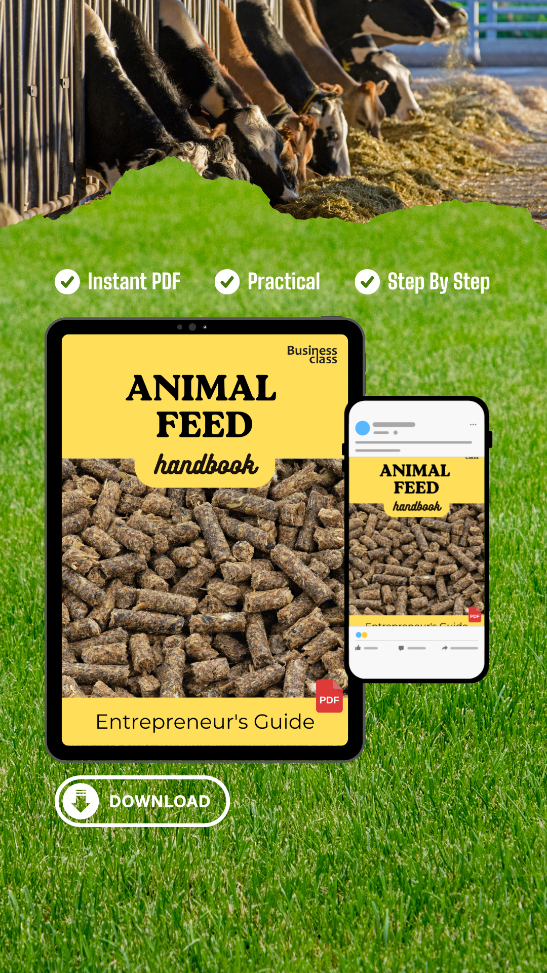 Animal feed Handbook Entrepreneurs Guide and Business Training Bundle