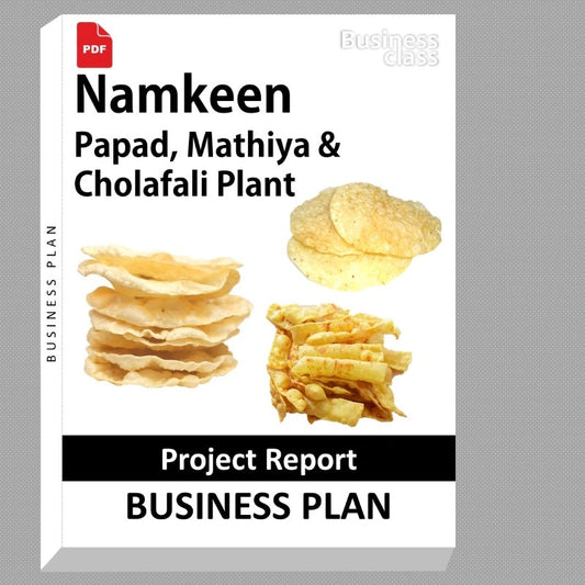 "Namkeen Papad, Mathiya & Cholafali Plant Project Report and Business Guides Bundle"