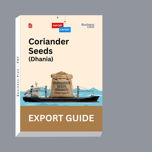 Coriander Seeds Export Guide from India PDF Ebook | Dhania Export Business, HS Code, DGFT, Packaging & Buyer Search