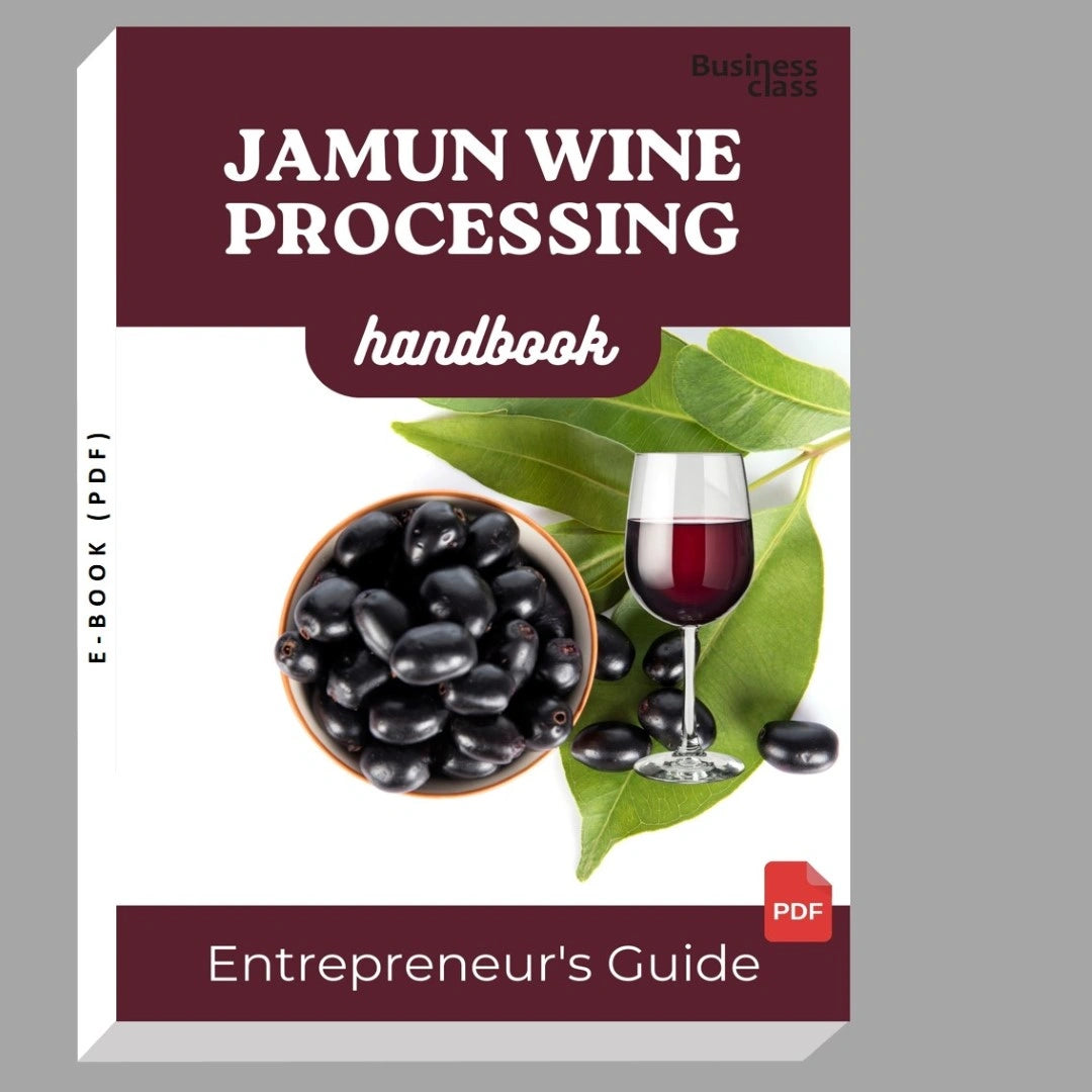 Jamun Wine Processing Handbook Entrepreneurs Guide and Business Training Bundle