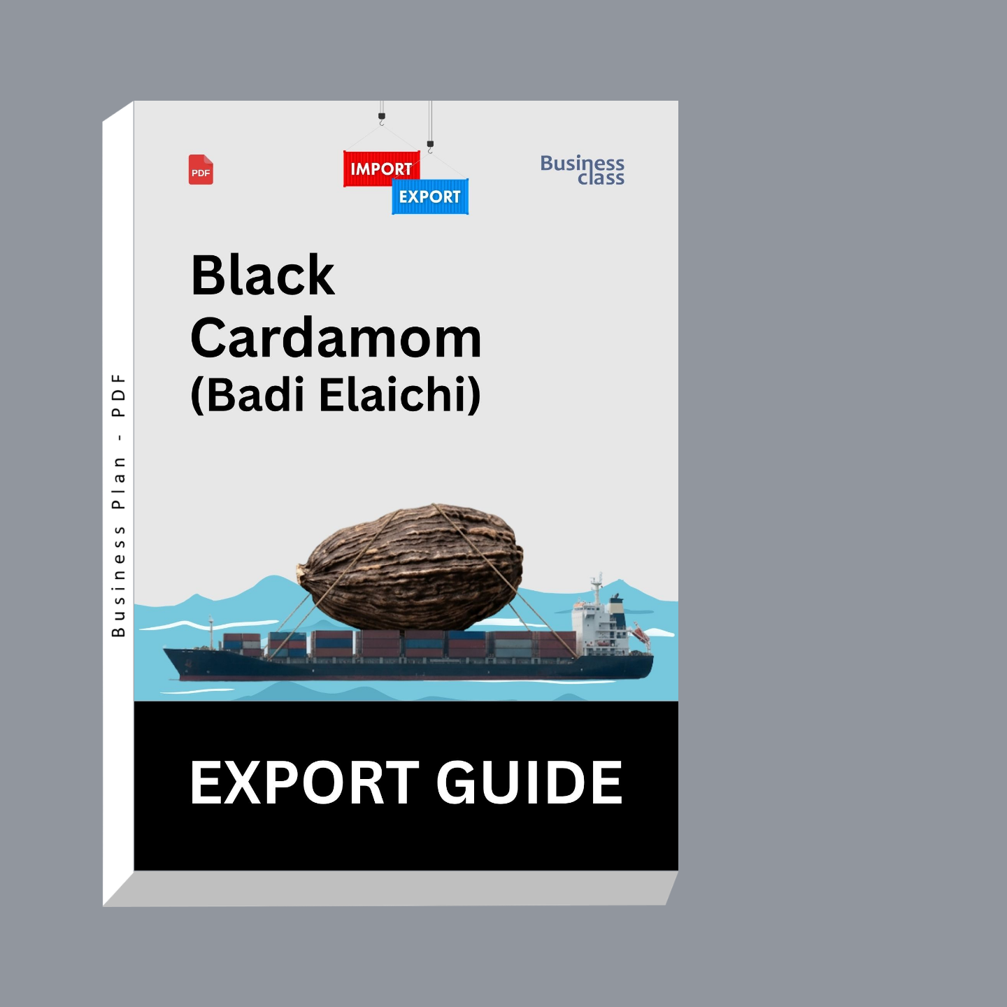 Black Cardamom Export Guide from India PDF Ebook | Badi Elaichi Export Business, HS Code, DGFT, Costing & Buyer Search