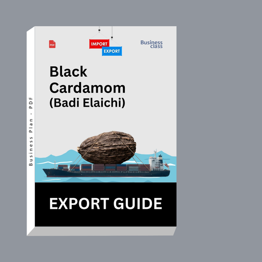 Black Cardamom Export Guide from India PDF Ebook | Badi Elaichi Export Business, HS Code, DGFT, Costing & Buyer Search