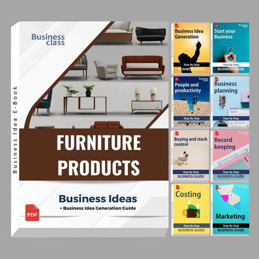 Furniture Products ideas book with business training guide bundle