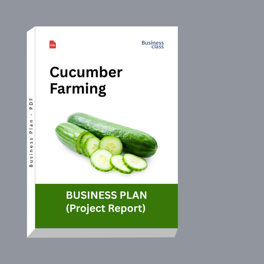 Cucumber Farming Project Report & Business Plan PDF eBook