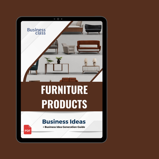 Furniture Products ideas book with business training guide bundle