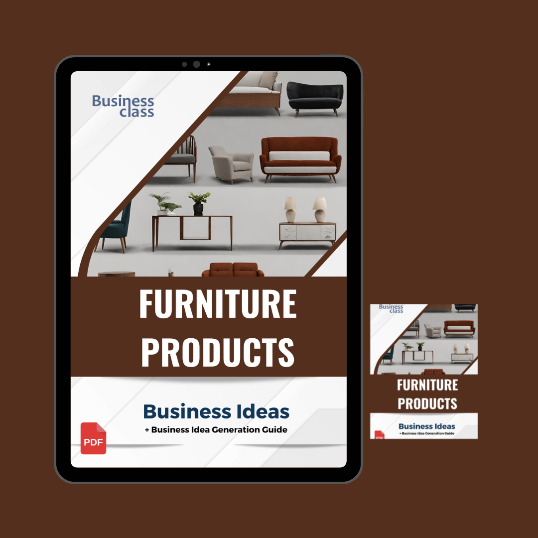 Furniture Products ideas book with business training guide bundle