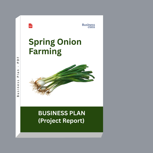 Spring Onion Farming Project Report & Business Plan PDF | Costing, Profitability, Cash Flow and Investment Guide