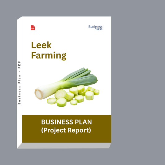 Leek Farming Project Report and Business Plan PDF eBook | Cost, Profit, Financial Projections and Startup Guide