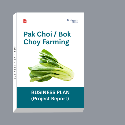 Pak Choi / Bok Choy Farming Project Report & Business Plan PDF | Commercial Cultivation, Startup Cost, Profit Analysis