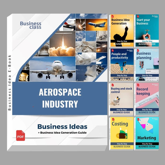 Aerospace Industry business ideas book with business training guide bundle