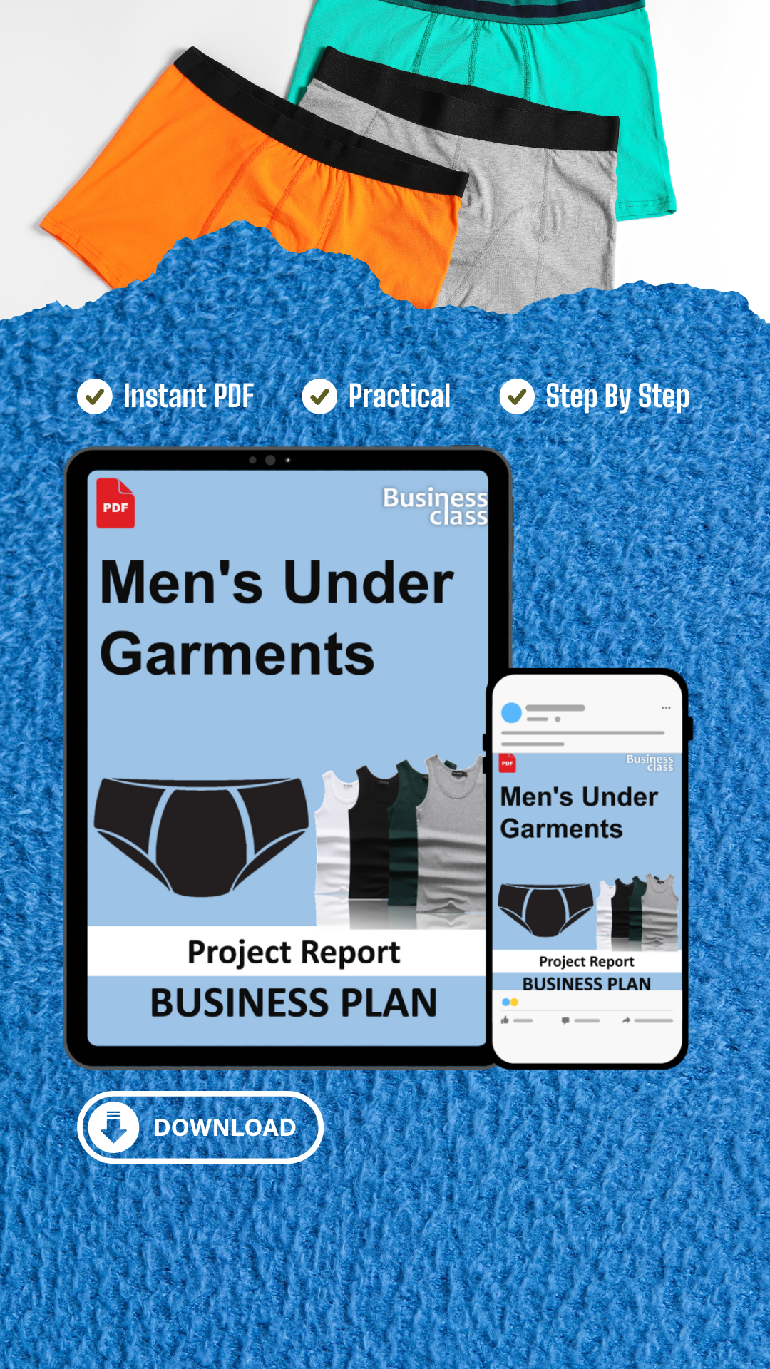 Men's Under Garments Project Report and Business Guides Bundle