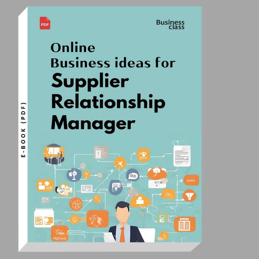 Supplier Relationship Manager Online Business Ideas With Business Guides Bundle