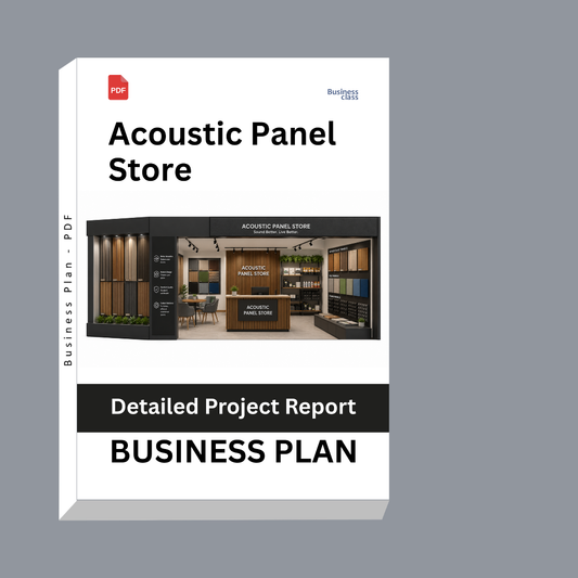 Acoustic Panel Store Detailed Project Report – DPR & Business Plan
