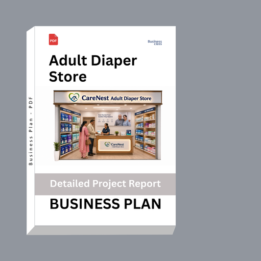 Adult Diaper Store Detailed Project Report – DPR & Business Plan