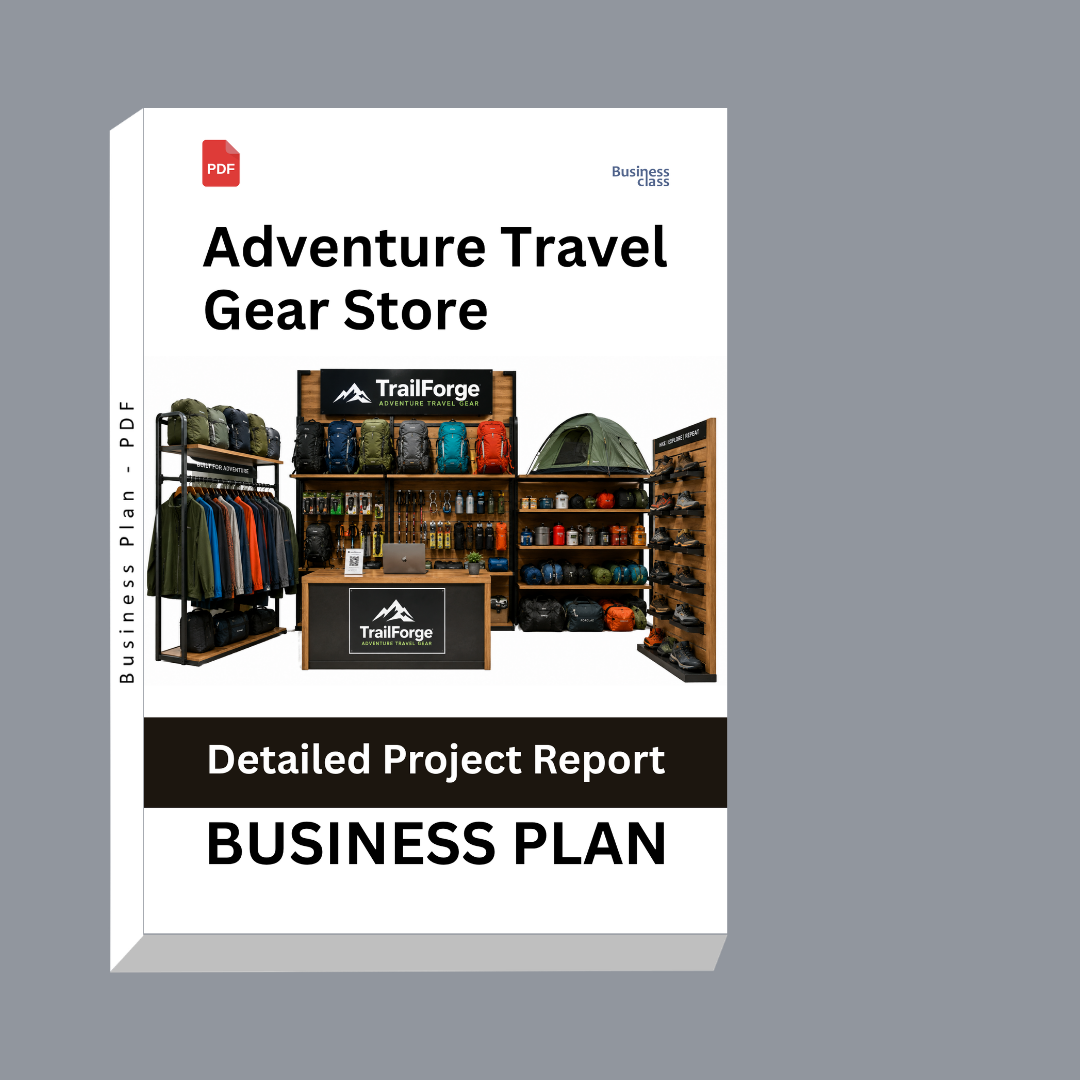Adventure Travel Gear Store Detailed Project Report – DPR Business Plan