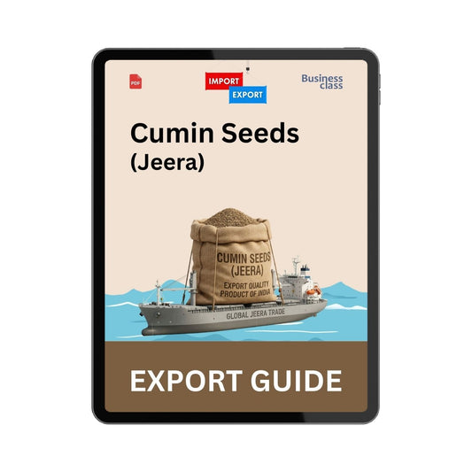 Cumin Seeds Export Guide from India PDF Ebook | Jeera Export Business, HS Code, DGFT, Costing & Buyer Search