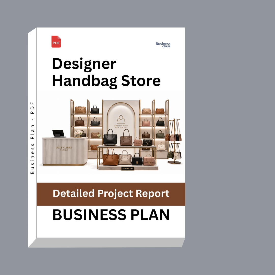 Designer Handbag Store Detailed Project Report – DPR & Business Plan