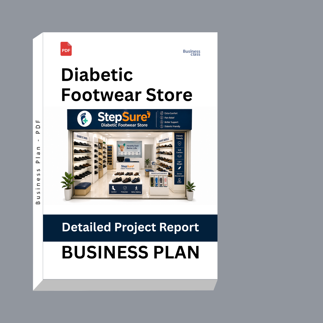 Diabetic Footwear Store Detailed Project Report – DPR & Business Plan