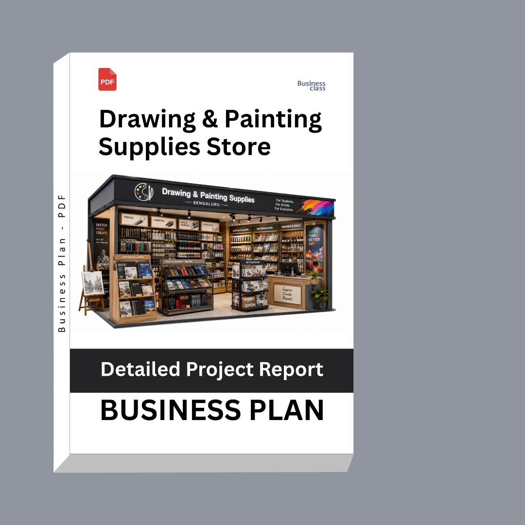 Drawing & Painting Supplies Store Detailed Project Report – DPR & Business Plan