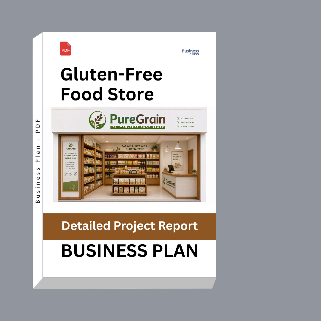 Gluten-Free Food Store Detailed Project Report – DPR | Business Plan