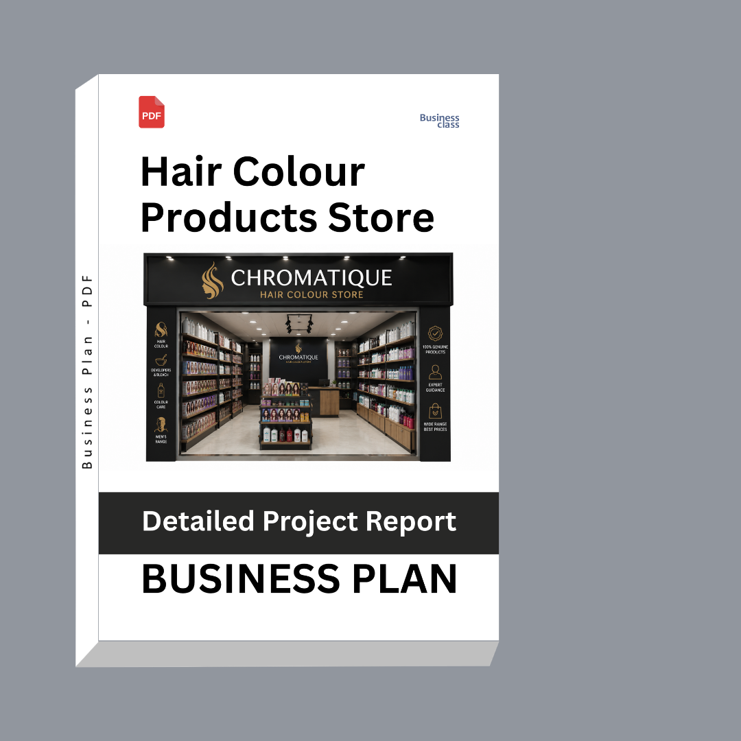 Hair Colour Products Store Detailed Project Report – DPR & Business Plan