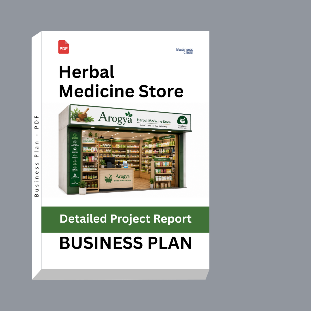 Herbal Medicine Store Detailed Project Report – DPR & Business Plan