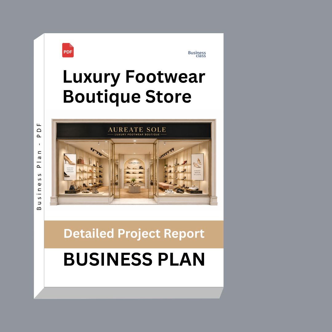 Luxury Footwear Boutique Store Detailed Project Report – DPR Business Plan