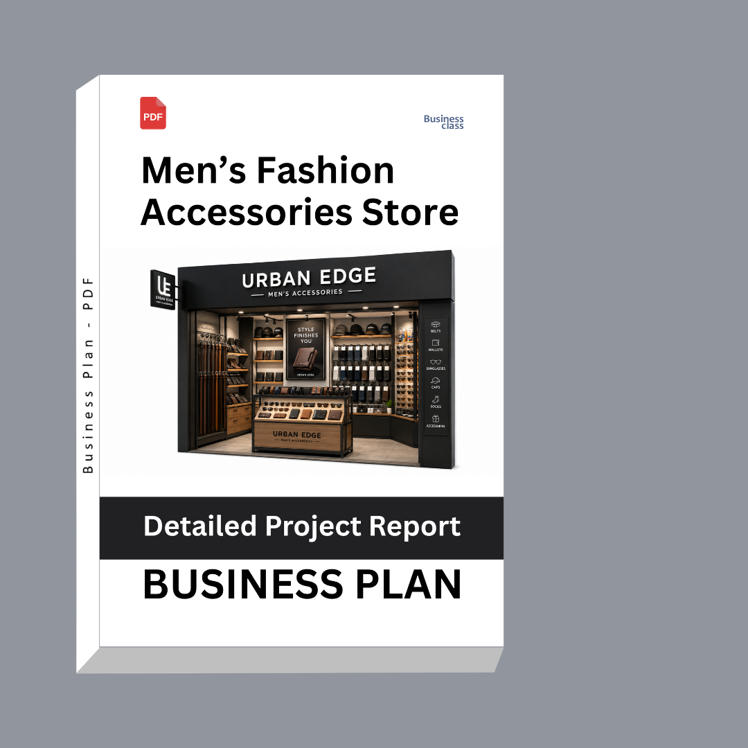 Men’s Fashion Accessories Store Detailed Project Report – DPR & Business Plan