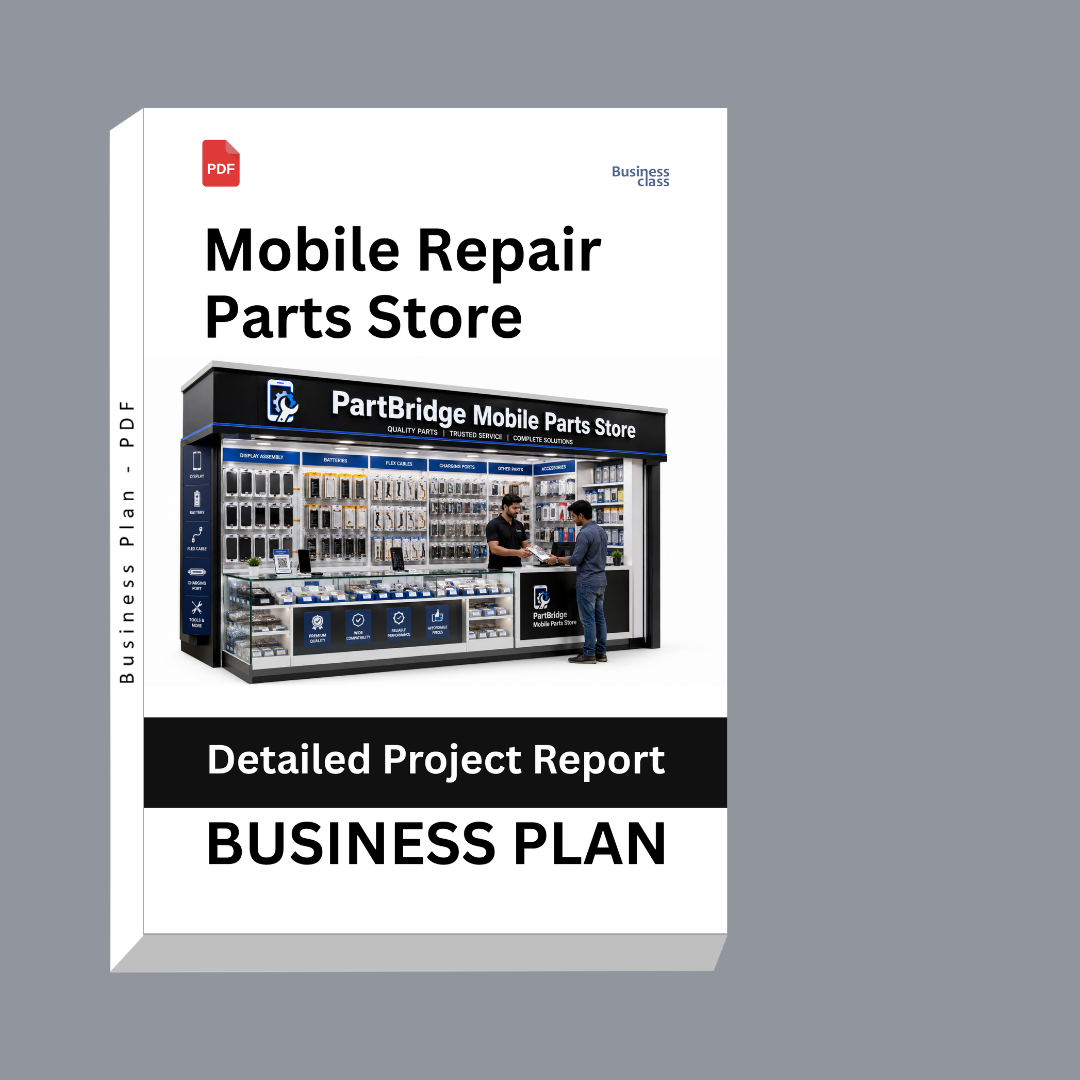 Mobile Repair Parts Store Detailed Project Report – DPR & Business Plan