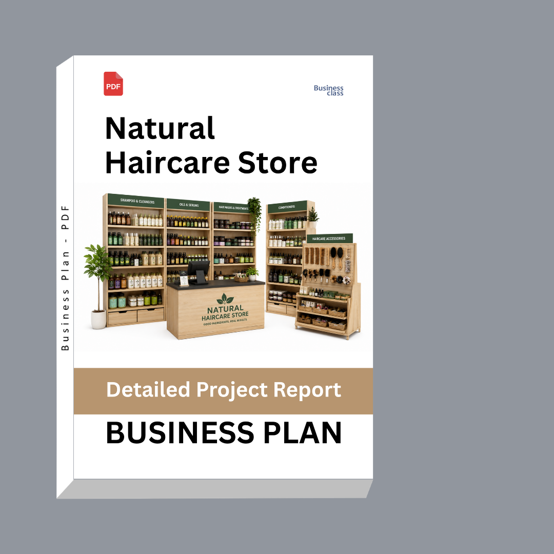 Natural Haircare Store Detailed Project Report – DPR & Business Plan