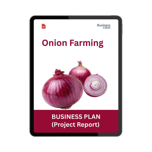 Onion Farming Project Report and Business Plan PDF Ebook | Cost, Profit, Cash Flow & Bank Loan Guide