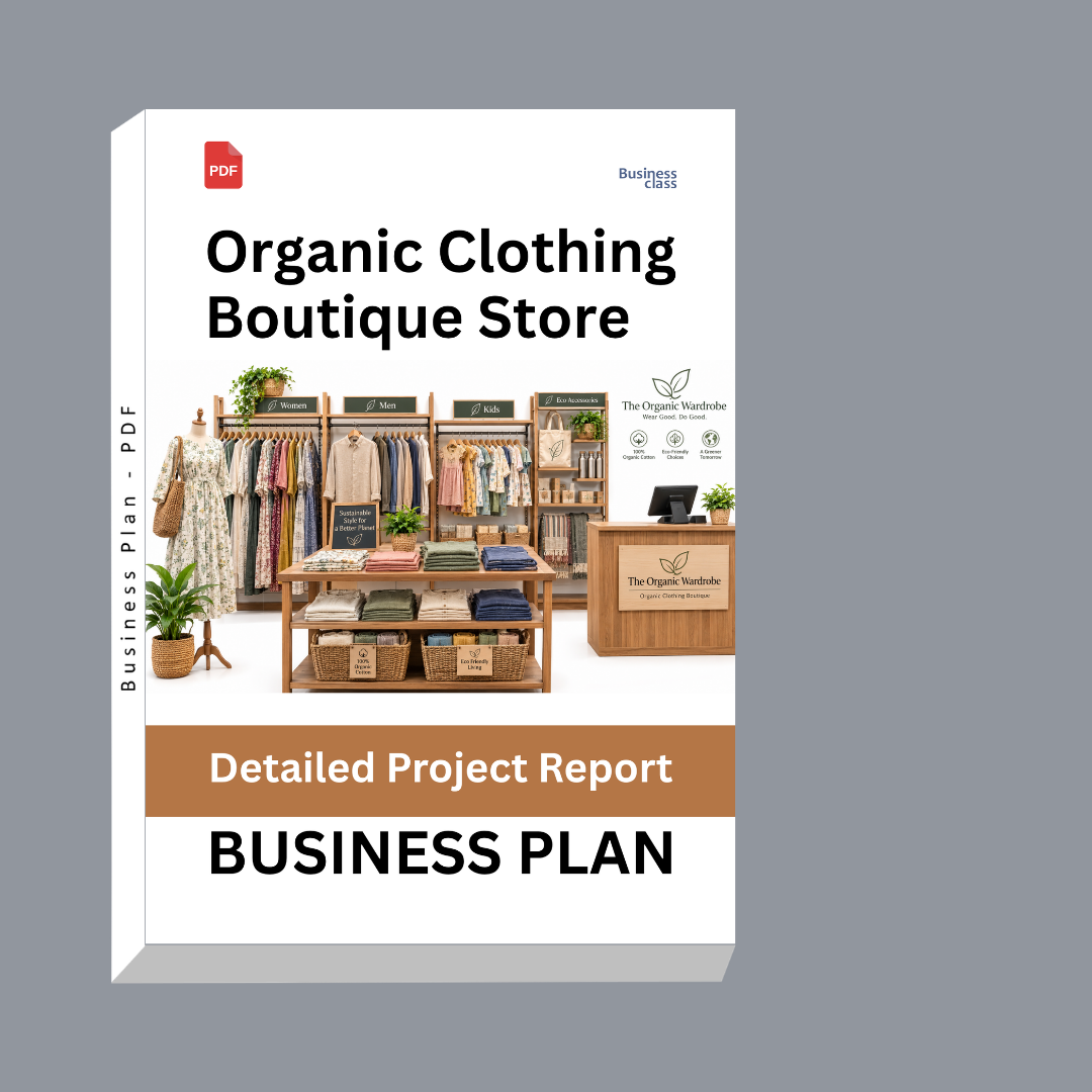 Organic Clothing Boutique Store Detailed Project Report – DPR & Business Plan