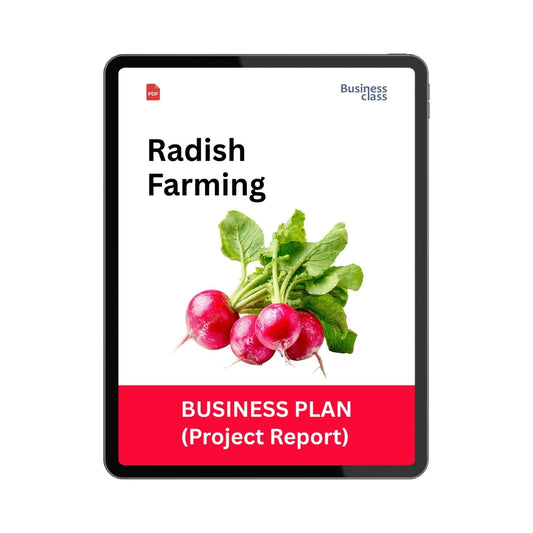 Radish Farming Project Report and Business Plan PDF | Cost, Profit, Yield, Cash Flow and Bank Loan Format