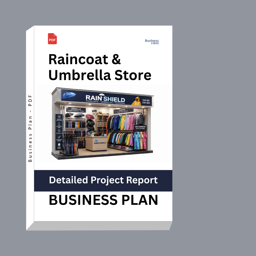 Raincoat & Umbrella Store Detailed Project Report – DPR Business Plan