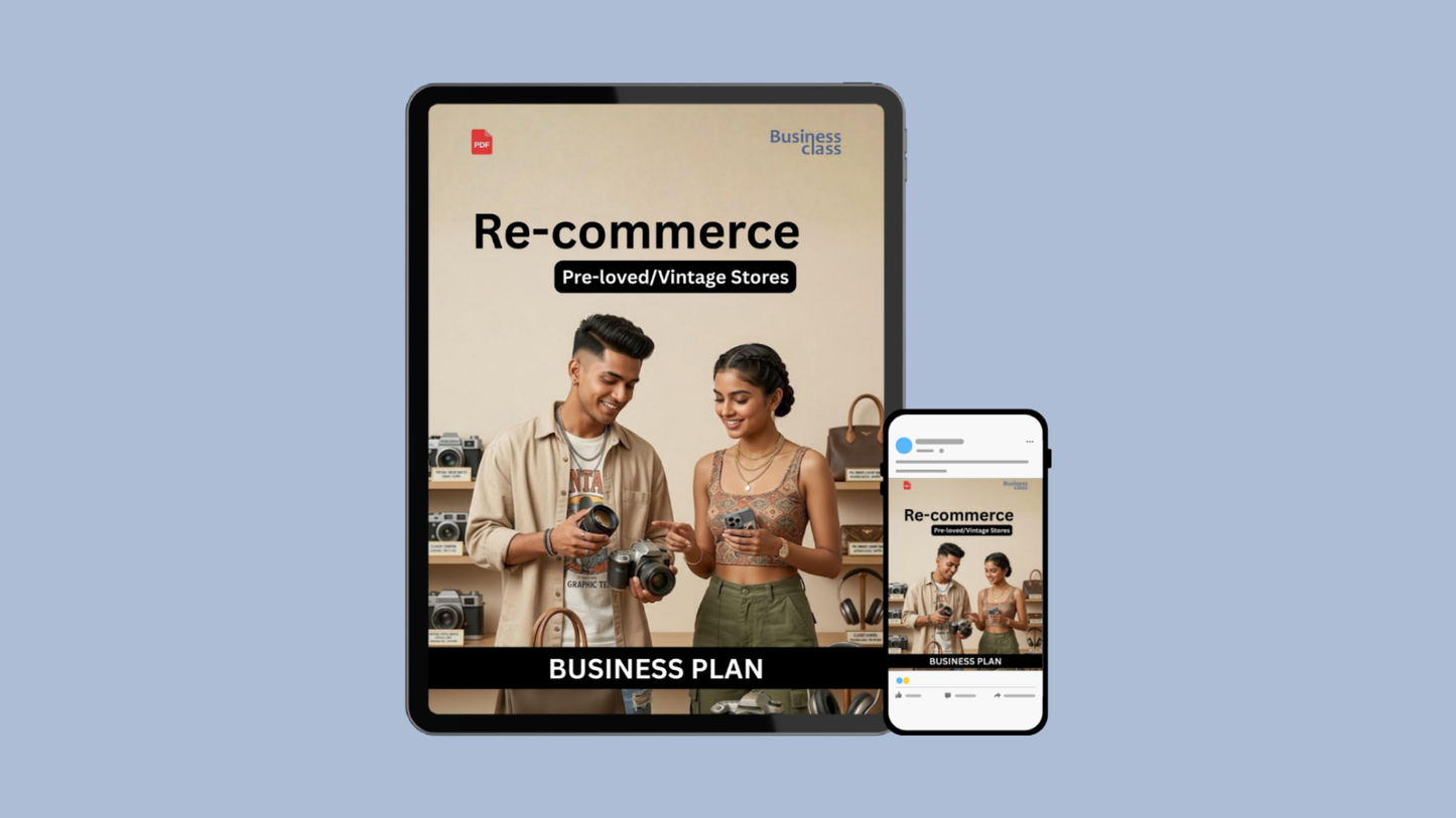 Re-commerce Business Plan Ebook