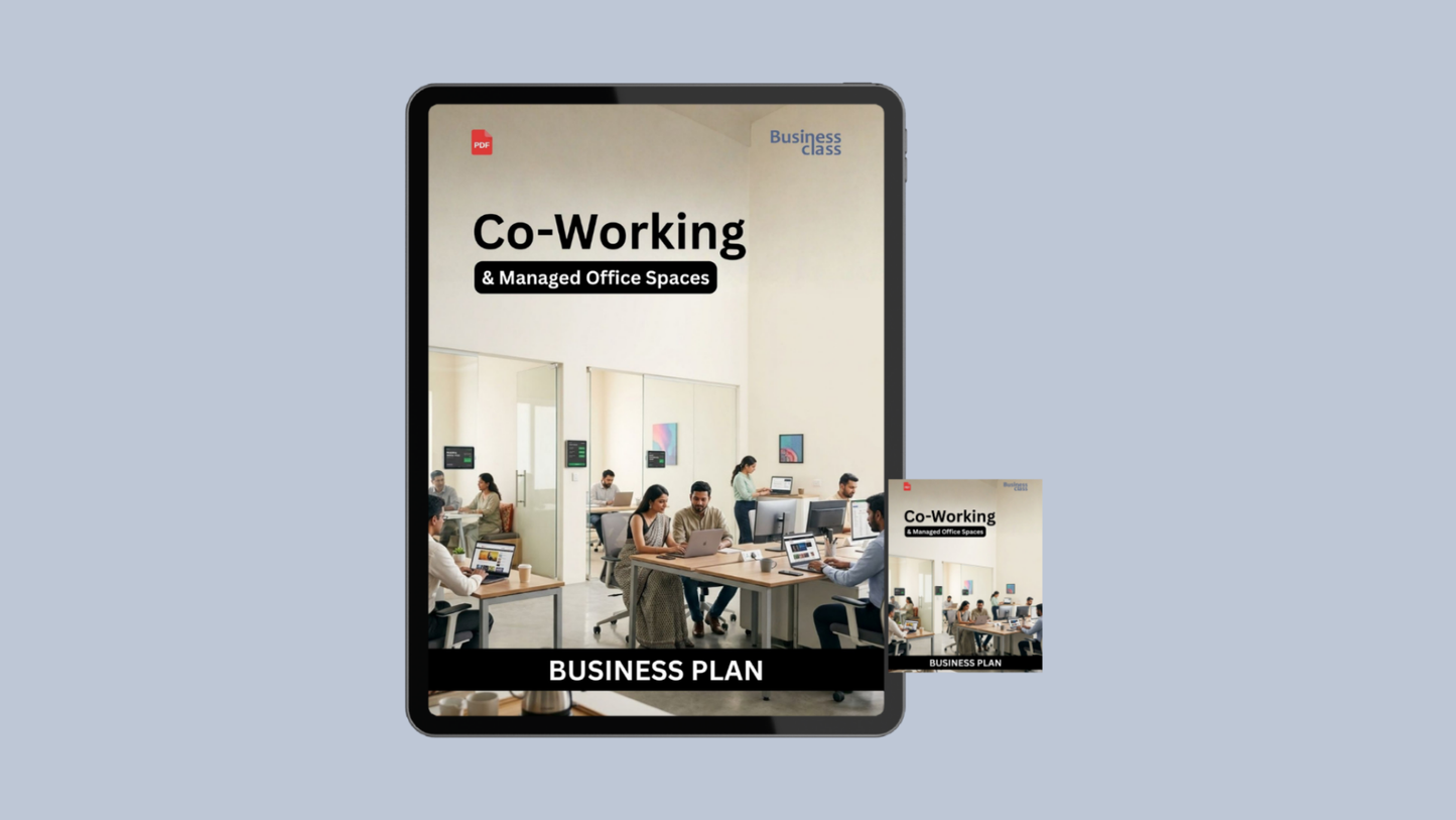 Smart Co-working & Managed Office Spaces Business Plan Ebook