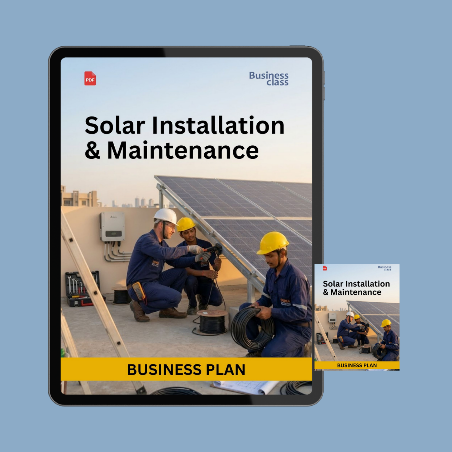 Solar Installation & Maintenance Business Plan Ebook