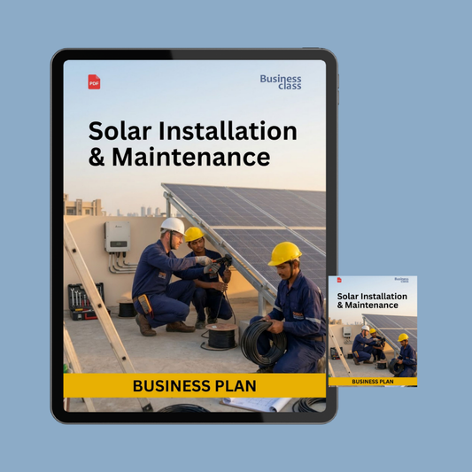 Solar Installation & Maintenance Business Plan Ebook