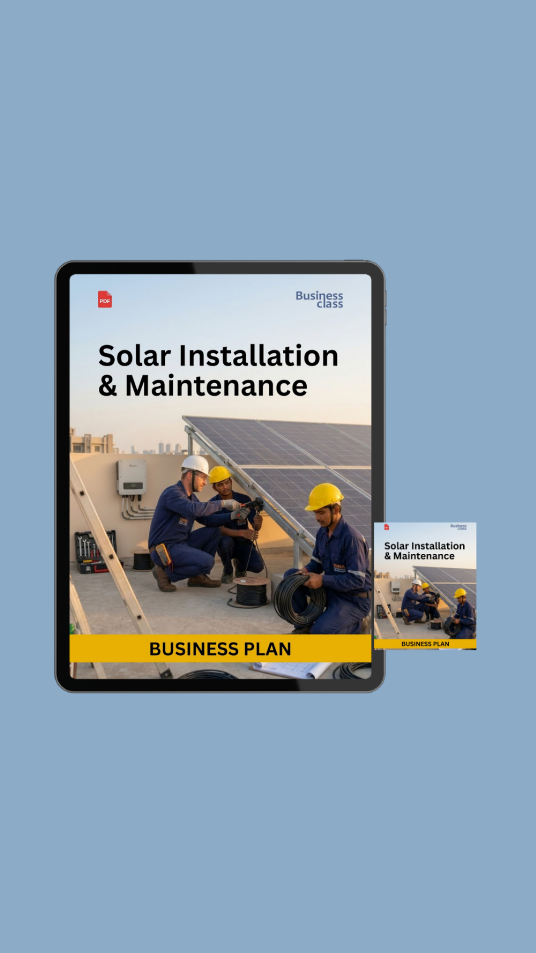 Solar Installation & Maintenance Business Plan Ebook