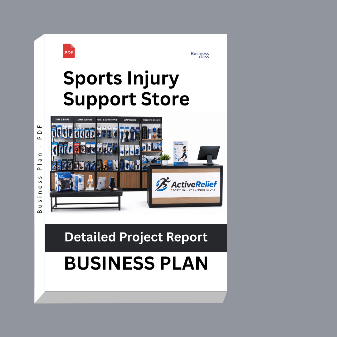 Sports Injury Support Store Detailed Project Report – DPR Business Plan