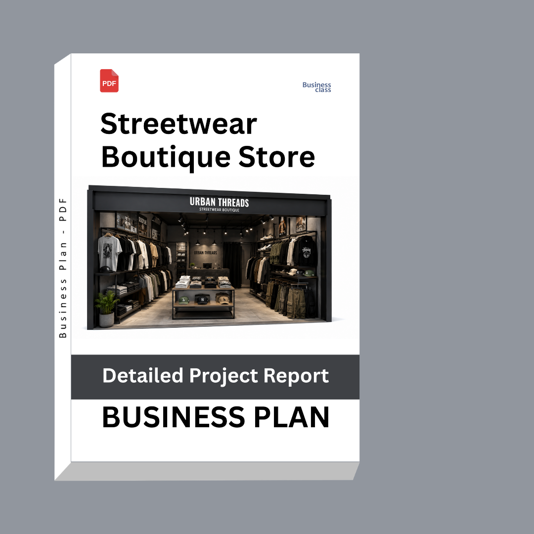 Streetwear Boutique Store Detailed Project Report – DPR Business Plan