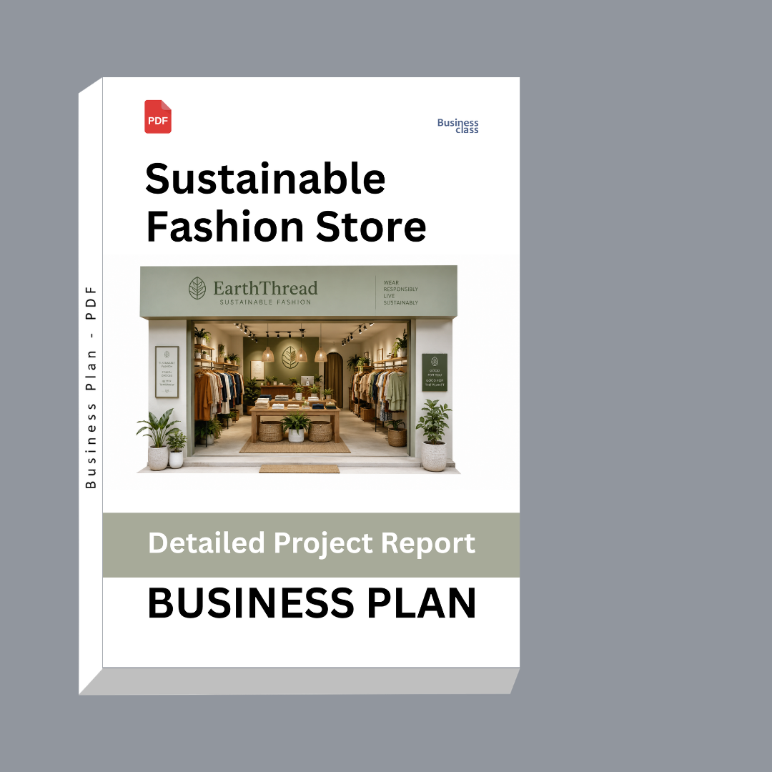 Sustainable Fashion Store Detailed Project Report – DPR Business Plan
