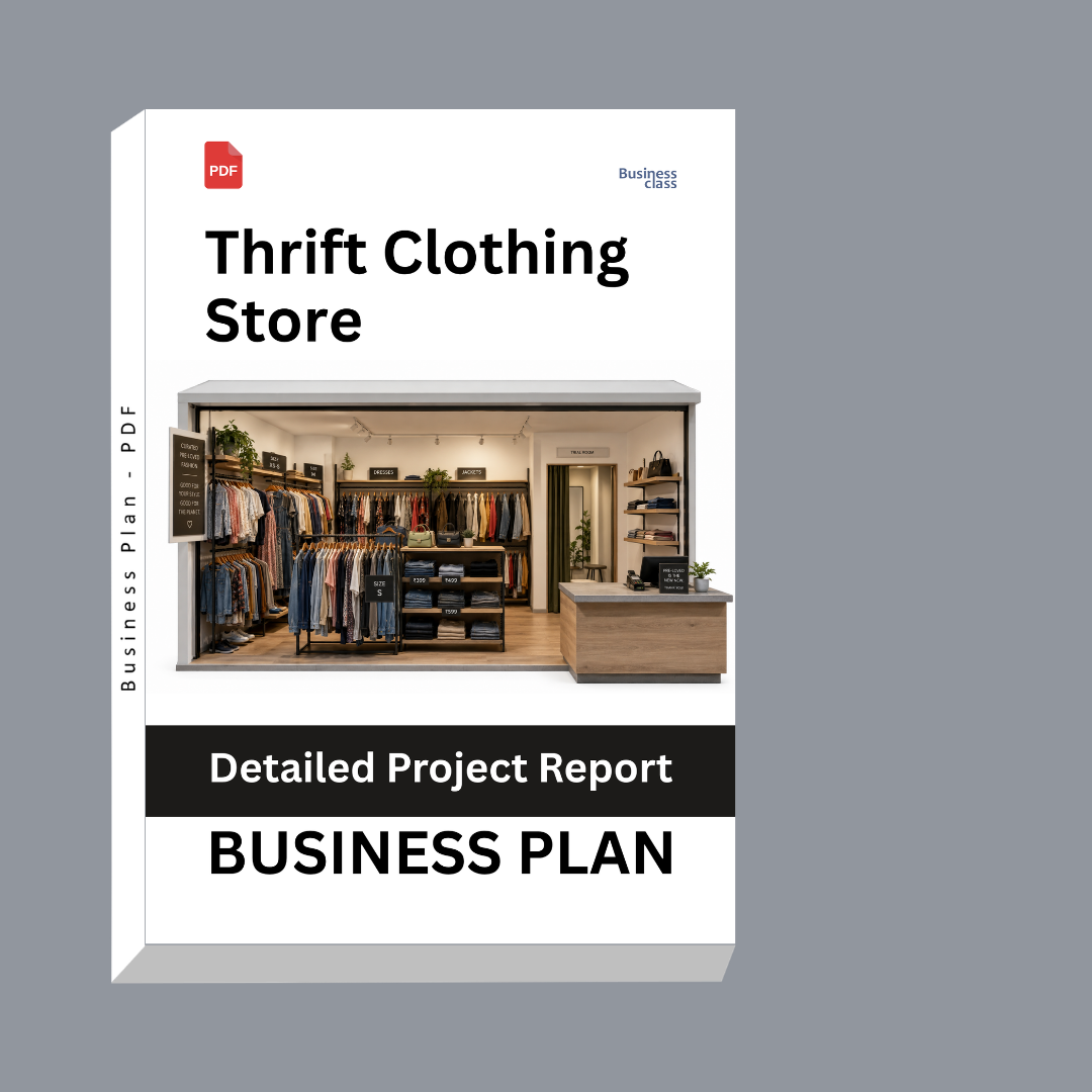 Thrift Clothing Store Business Plan – Detailed Project Report – DPR